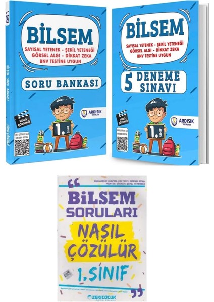 1. Sınıf Bilsem Soru Bankası Deneme Bilsem Nasıl Çözülür Set