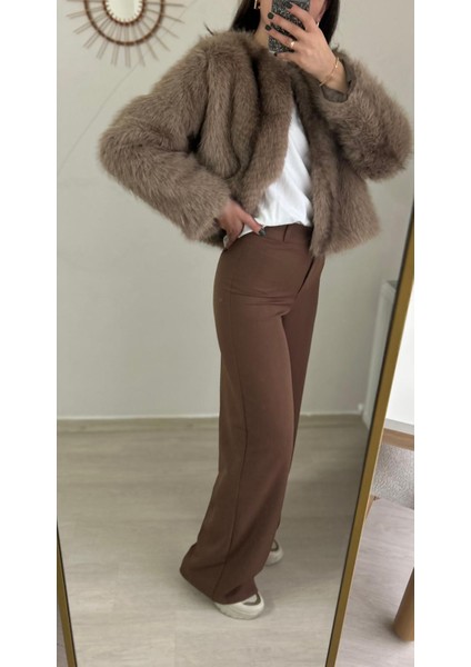 Kahverengi Kumaş Pantolon indirimleri