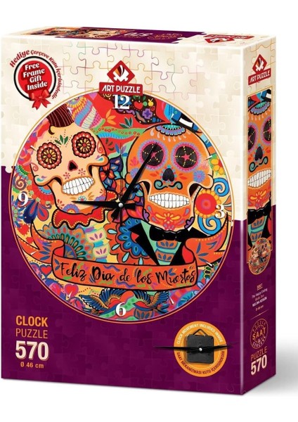 Puzzle Mutlu Son 570 Parça Saat Puzzle