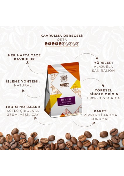 Costa Rica El Perezoso – Espresso 250 gr Çekirdek