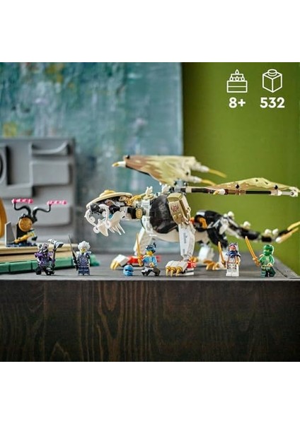 Usta Ejderha Egalt 71809 – 8 Yaş ve Üzeri Kız ve Erkek Çocukları Için Lloyd, Sora, Nya, Ras ve Cinder Minifigürlü Oyuncak Yapım Seti, Çocuklar Için Doğum Günü Hediyesi (532 Parça) fiyatları