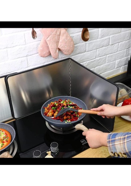 Ocak Arkası Yağ Sıçratmaz L Köşe Panel 30+30