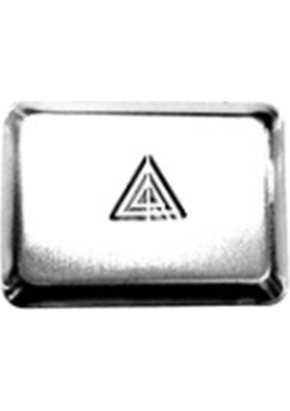 Araba Uyarı Honda Civic Için Acil Durum Işığı Anahtarı Düğmesi Kapak Kapağı Döşemesi 11 Gen 2022 2023 Alüminyum Alaşım Gümüş (Yurt Dışından)