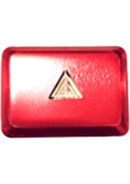 Araba Uyarı Honda Civic Için Acil Durum Işığı Anahtarı Düğmesi Düğmesi Kapak Döşemesi 11 Gen 2022 2023 Alüminyum Alaşım Kırmızı (Yurt Dışından)