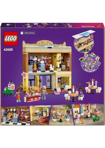 Restoran ve Aşçılık Okulu 42655-8 Yaş ve Üzeri Erkek ve Kız Çocukları Için Mini Bebek Içeren Yaratıcı Oyuncak Yapım Seti, Doğum Günü Hediyesi (896 Parça) fiyatları