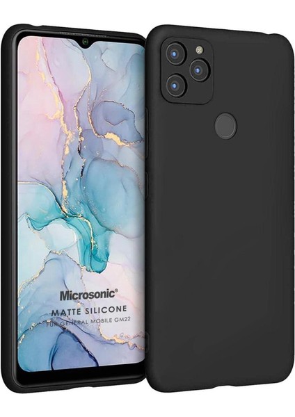 Silicone Mobile Gm 22 Için Kılıf Siyah [gm 22 ile Uyumlu Kılıf - Siyah]