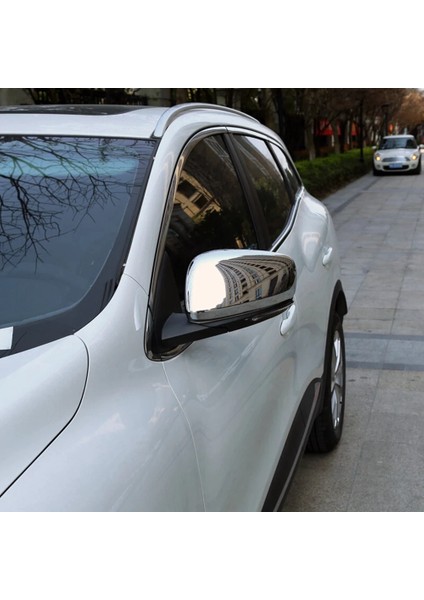 Abs Chrome Araba Dikizleme Yan Kapı Dönüş Ayna Kapak Trim Renault Kadjar Koleos Samsung Qm6 2016-2019 Aksesuarlar (Yurt Dışından) fırsatları