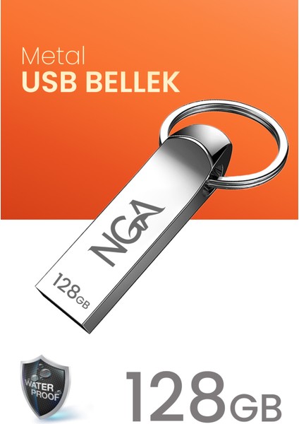 USB Bellek Metal Gövde Güvenli USB Memory - Flash Drive