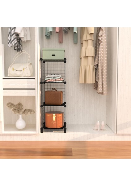 Dekoratif Tel Dolap - 3 Küp