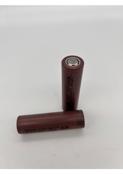 Enerji -Sunpower 2200 Mah 18650 Li-Ion Pil 20A