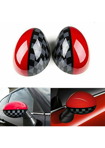Araba Kapı Tarafı Jcw Stil Ayna Kapakları Mini Cooper R55 R56 R57 R58 R60 R61 Güç Katlama Aynası (Yurt Dışından) fırsatları