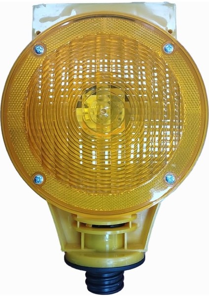 LR-SPL02 Güneş Enerjili Üçgen Flaşörlü Lamba, Solar Trafik Lambası, Sarı Renk