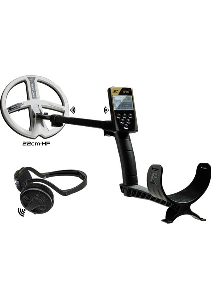 Xp Orx Dedektör (Ana Ünite, Wsa Kablosuz Kulaklık ve 22CM Hf Başlık Ile) (Siyah)
