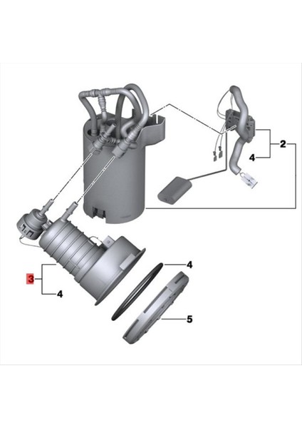 Bmw Z4 E89 N20 N54 2009-2015 Için Araç Yakıt Filtresi Basınç Regülatörü Onarımı 16117313794 Tank Yakıt Pompası Modülünde (Yurt Dışından)