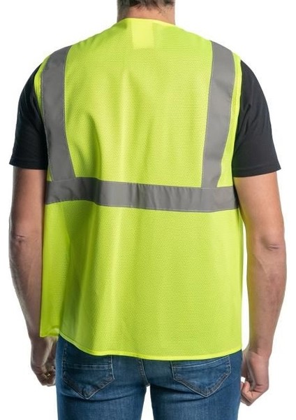 Fileli Cepli Reflektörlü Ikaz Yeleği - Mühendis ( Xl Beden) - Sarı fırsatları