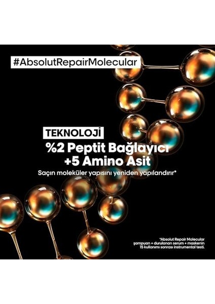 L'oréal Professionnel Paris Serie Expert Absolut Repair Molecular Tüm Yıpranmış Saçlar Için Arındırıcı Şampuan 500ML modelleri