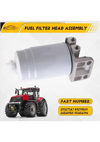 26560150 153656346 Mccormick Kılıfı Için Yakıt Filtre Kafası Montajı Ih Traktörler 293671A1 84214564 (Yurt Dışından) fırsatları