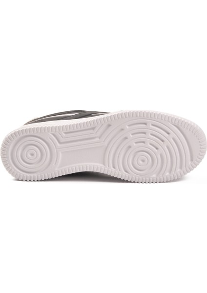 Siyah Beyaz Bağcıklı Erkek Spor Ayakkabı indirimleri