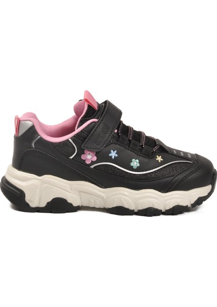 Siyah Cırtlı Kız Çocuk Spor Ayakkabı fiyatları