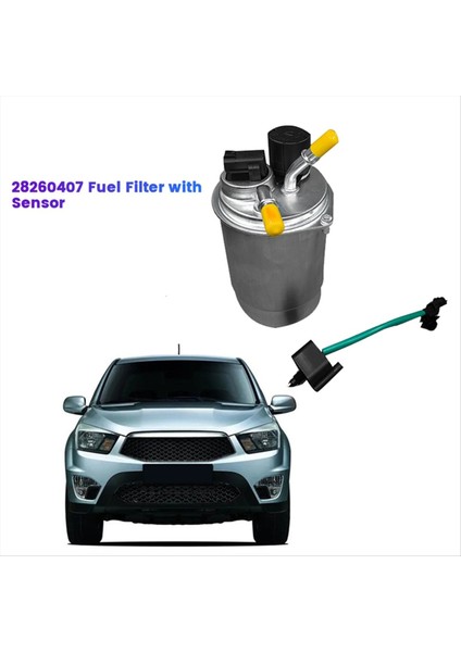 2 0 Dizel Yakıt Filtresi Sensörlü 28260407 Ssangyong Için Actyon Spor Korando Rexton Rodıus Kyron 10-2014 M4681 K22470 (Yurt Dışından) indirimleri
