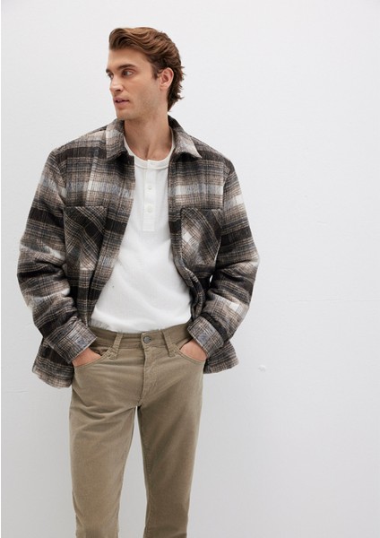 Kareli Kahverengi Ceket 0110745-91228