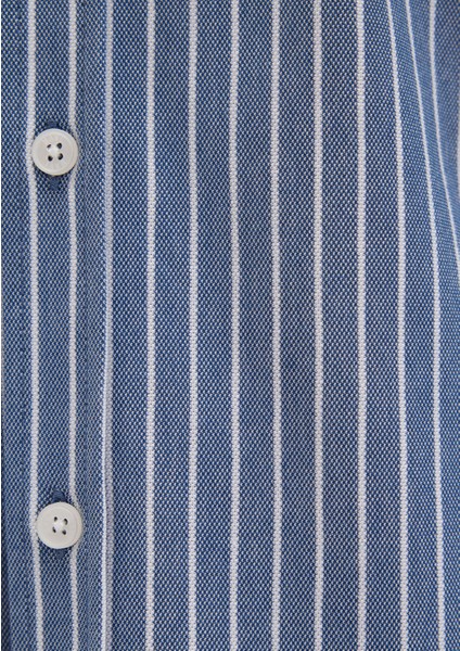 Çizgili Mavi Gömlek 0211404-91333
