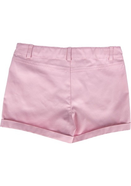 Organik Kanvas Pembe Yazlık Kız Çocuk Şort fırsatları