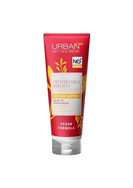 Urban Care Twisted Curls Hibiscus & Shea Butter Kıvırcık ve Dalgalı Saçlara Özel Saç Bakım Şampuanı Sülfatsız 250 Ml- Vegan fiyatları