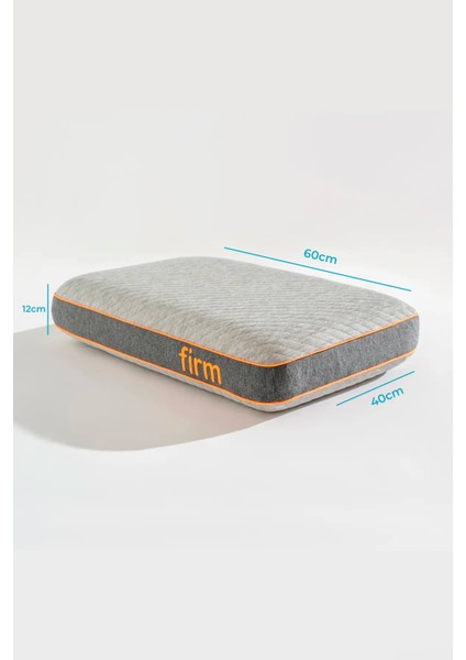 Feel Firm Visko Yastık - Ekstra Sert Visco Ortopedik Yastık 60x40x12cm
