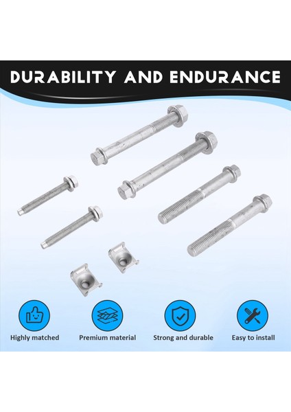 13859 Cadillac Chevrolet Gmc Hummer Için Ön Alt Iç Ileri Süspansiyon Kontrol Kolu Cıvata Kiti (Yurt Dışından) indirimleri