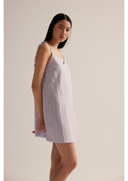 Kadın Dokuma Ayarlanır Ip Askılı V Yaka Gecelik fiyatları