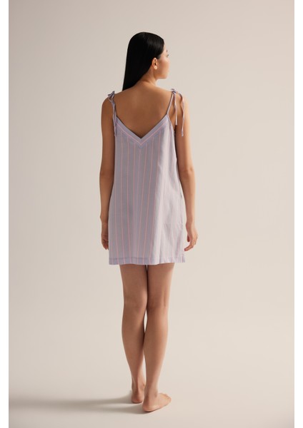 Kadın Dokuma Ayarlanır Ip Askılı V Yaka Gecelik fırsatları