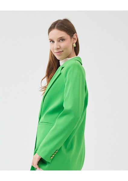 Kadın Kruvaze Kapamalı Reglan Kollu Fletolu Cep Detaylı Ceket fırsatları
