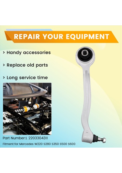 Mercedes Benz W220 S280 S350 S500 S600 Salıncak Kolu L 2203304311 (Yurt Dışından) fırsatları