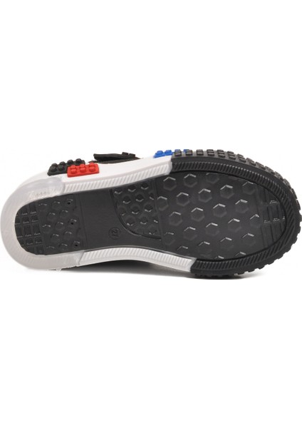 Siyah Beyaz Cırtlı Erkek Çocuk Hi Sneaker indirimleri