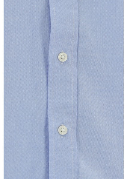 Uzun Kol Regular Fit Düğmeli Yaka Oxford Pamuk Gömlek modelleri