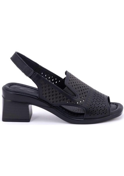 Venüs 2311503Y Kadın Hakiki Deri Kalın Orta Topuklu Yazlık Ayakkabı