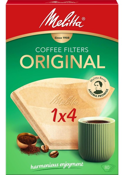 Original 1x4 Filtre Torbaları, 80 Adet