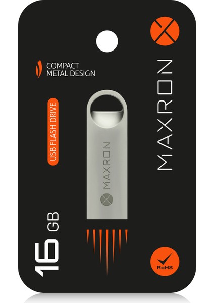 16 GB Flash Bellek Metal Gövde Ömür Boyu Garantili Güvenli USB Bellek Data Traveler