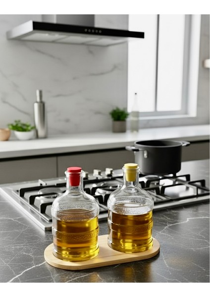 Cam Damacana Şeklinde Yağdanlık 2’li Set – 500 cc Şık Tasarım Yağlık (Zeytinyağı, Sirke, Ayçiçek Yağı) fiyatları