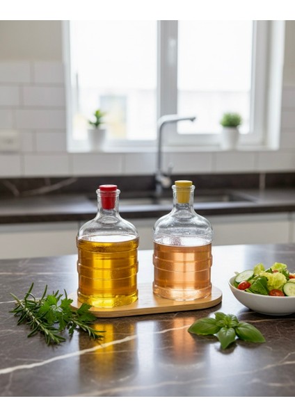 Cam Damacana Şeklinde Yağdanlık 2’li Set – 500 cc Şık Tasarım Yağlık (Zeytinyağı, Sirke, Ayçiçek Yağı) indirimleri