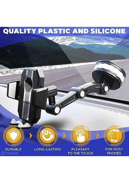 Tower Araç Için Cep Telefonu Tutucu, Orta Konsol, Stack Super Adsorption, Telefon Tutucu, On-Board Support Kelepçe Tutucu, Eller Serbest Konuşma Sistemi, Evrensel fiyatları