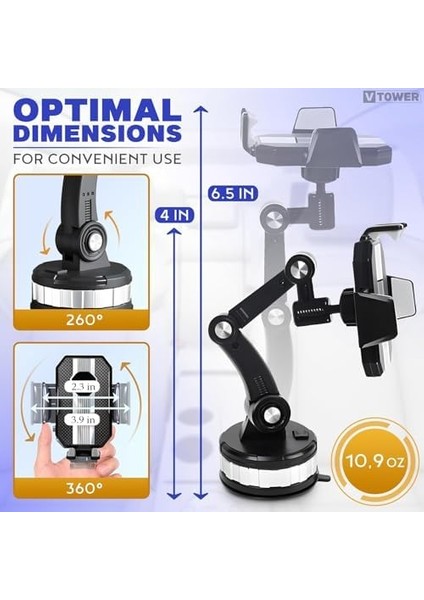 Tower Araç Için Cep Telefonu Tutucu, Orta Konsol, Stack Super Adsorption, Telefon Tutucu, On-Board Support Kelepçe Tutucu, Eller Serbest Konuşma Sistemi, Evrensel modelleri