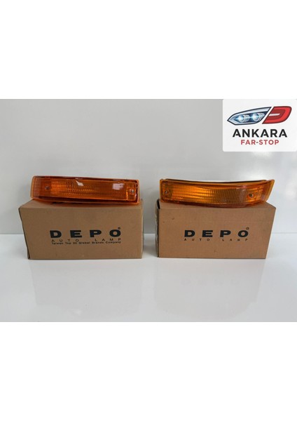 Toyota Corolla AE92 1988 - 1992 Ön Tampon Sinyal Lambası Sağ - Sol Takım (Depo Marka) fırsatları