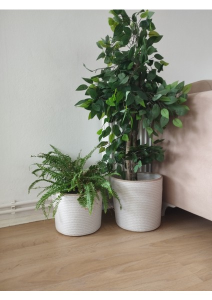 2 Adet Dekoratif Düzenleyici Sepet Saksılık modelleri