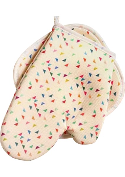 Soft Üçgen Eldiven ve 3'lü Tutaç Seti - Renkli fırsatları