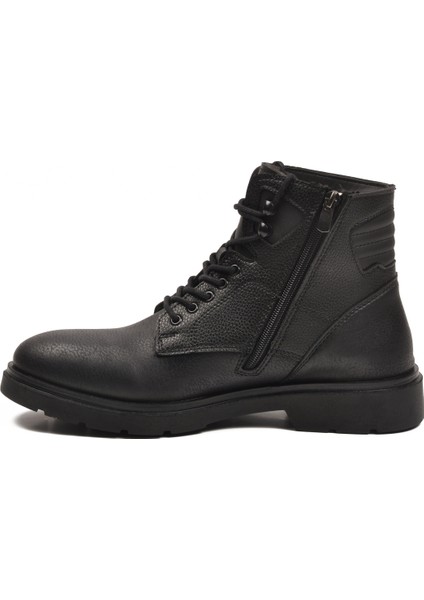 Siyah Içi Polarlı Fermuarlı Bağcıklı Erkek Bot fırsatları