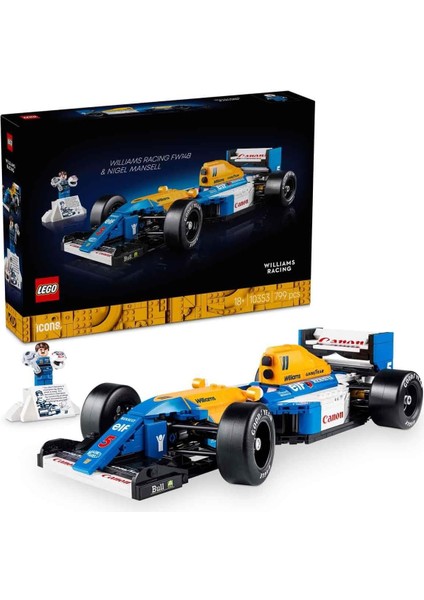 Williams FW14B ve Nigel Mansell 10353 – Yetişkinler Için Sürücü Figürü, Kupa ve Sergileme Içeren Model Yapım Seti – Kadınlar ve Erkekler Için Hediye Fikri (797 Parça) fiyatları