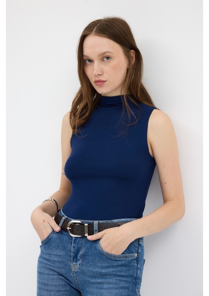 Laci Kadın Kolsuz Yüksek Yaka Body 8155A fiyatları