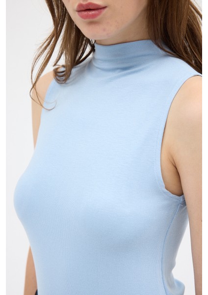 Mavi Kadın Kolsuz Yüksek Yaka Body 8155A indirimleri